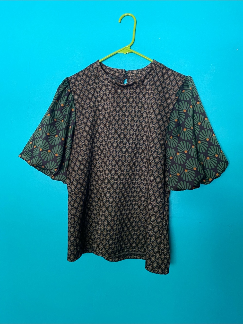 IVY JANE Puff Sleeve Top S